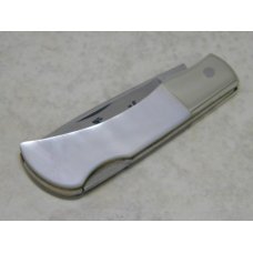 Parker Cut. Co. Surgical Steel Japan Genuine Mother of Pearl Little Mustang Lockback Knife Parker Cut. Co. Surgical Steel Japan Genuine Mother of Pearl Little Mustang Lockback Knife