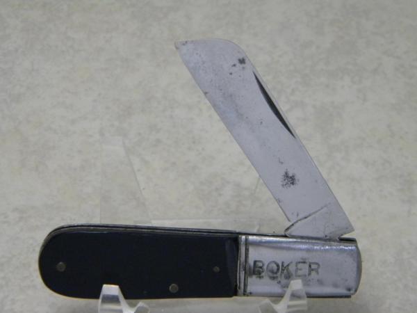 Vintage Boker Tree Brand Black 1 Blade Sheepfoot Barlow Knife