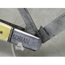 Vintage Schrade Cut. Co. Walden NY Cracked Ice Barlow Knife c.1904-1946 Vintage Schrade Cut. Co. Walden NY Cracked Ice Barlow Knife c.1904-1946