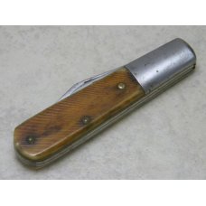 Vintage Hibbard Spencer Bartlett & Co. Saw Cut Bone Barlow Knife Vintage Hibbard Spencer Bartlett & Co. Saw Cut Bone Barlow Knife