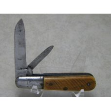 Vintage Booth Bros. Stockholm N.J. Saw Cut Bone Barlow Knife c.1889-1903 Vintage Booth Bros. Stockholm N.J. Saw Cut Bone Barlow Knife c.1889-1903