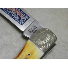 Case XX Stainless USA 1976 Stag 5165 Scrolled The American Spirit Bicentennial Folding Hunter Knife Case XX Stainless USA 1976 Stag 5165 Scrolled The American Spirit Bicentennial Folding Hunter Knife