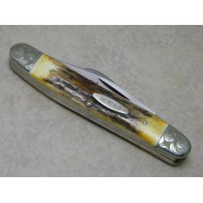 Case XX Stainless USA 3 Dot (1977) Stag 5347 HP SSP Engraved Blue Scroll Stockman Knife Case XX Stainless USA 3 Dot (1977) Stag 5347 HP SSP Engraved Blue Scroll Stockman Knife