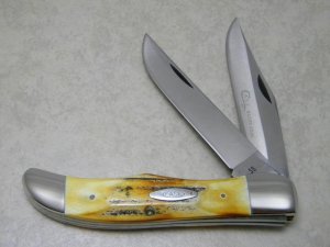 Case XX Stainless USA 4 Dot (1976) Stag 5265 SAB SSP Razor Edge Folding Hunter Knife