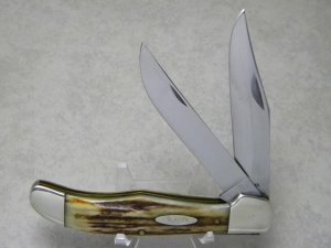 Case XX USA 1965-69 Stag 5265 SAB XX Frame Not Drilled Folding Hunter Knife