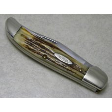 Case XX USA 1965-69 Stag 5265 SAB XX Frame Not Drilled Folding Hunter Knife Case XX USA 1965-69 Stag 5265 SAB XX Frame Not Drilled Folding Hunter Knife