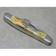 Case XX Stainless USA 2 Dot (1978) Stag 5347 HP SSP Red Etch Stockman Knife Case XX Stainless USA 2 Dot (1978) Stag 5347 HP SSP Red Etch Stockman Knife