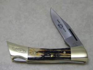 Case XX SS USA 9 Dot (1981) Stag 5197 LSSP Shark Tooth Lockback Knife