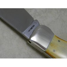 Case XX Stainless USA 3 Dot (1977) Stag 5172 SSP Blue Scroll Clasp Knife Case XX Stainless USA 3 Dot (1977) Stag 5172 SSP Blue Scroll Clasp Knife