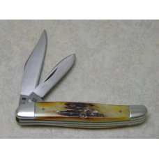 Case XX Stainless USA 3 Dot (1977) Stag 52087 SSP Blue Scroll Jack Knife Case XX Stainless USA 3 Dot (1977) Stag 52087 SSP Blue Scroll Jack Knife