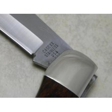 Case XX Stainless USA 3 Dot (1977) Wood 6165-L SAB SSP Folding Hunter Lockback Knife