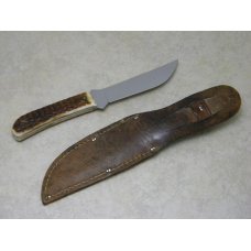 Case Tested XX 1920-1940 Green Bone 161 Outers Fixed Blade Sheath Knife Case Tested XX 1920-1940 Green Bone 161 Outers Fixed Blade Sheath Knife