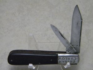 G.W. Putnam & Co. Germany Wood Large Barlow Knife for Norvell Shapleigh Hardware c.1910