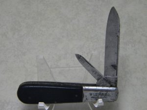 Wismar Cutlery Co. Germany Wood 2 Blade Barlow Knife c.1900