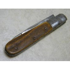 Luke Oates (Arrow-Heart-Bugle Touchmark) Stag 2 Blade Barlow Knife Pre Civil War Era Early 1800's Luke Oates (Arrow-Heart-Bugle Touchmark) Stag 2 Blade Barlow Knife Pre Civil War Era Early 1800's
