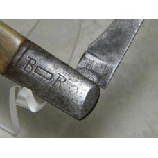 Blue Ribbon Cutlery Co. Germany Stag 1 Blade Barlow Knife Very Rare Blue Ribbon Cutlery Co. Germany Stag 1 Blade Barlow Knife Very Rare