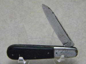 Armstrong Cutlery Co. Germany Wood 1 Blade Barlow Knife c.1901-1909