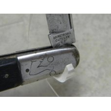 Armstrong Cutlery Co. Germany Wood 1 Blade Barlow Knife c.1901-1909