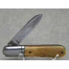 Carrier Cutlery Co. Elmira NY (Cronk & Carrier Trademark) Bone 1 Blade Barlow Knife c.1900-1920 Carrier Cutlery Co. Elmira NY (Cronk & Carrier Trademark) Bone 1 Blade Barlow Knife c.1900-1920