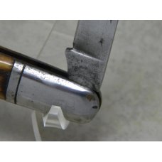 Carrier Cutlery Co. Elmira NY (Cronk & Carrier Trademark) Bone 1 Blade Barlow Knife c.1900-1920 Carrier Cutlery Co. Elmira NY (Cronk & Carrier Trademark) Bone 1 Blade Barlow Knife c.1900-1920