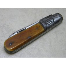 Columbia with Shield on Bolster Bone Barlow Knife c.1898 *Very Rare* Columbia with Shield on Bolster Bone Barlow Knife c.1898 *Very Rare*