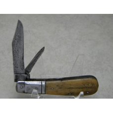 Natenberg Strauss Co. Germany Curved Frame Genuine Stag 2 Blade Barlow Knife c.1922-1924 Natenberg Strauss Co. Germany Curved Frame Genuine Stag 2 Blade Barlow Knife c.1922-1924