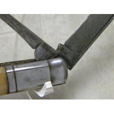 Natenberg Strauss Co. Germany Curved Frame Genuine Stag 2 Blade Barlow Knife c.1922-1924 Natenberg Strauss Co. Germany Curved Frame Genuine Stag 2 Blade Barlow Knife c.1922-1924
