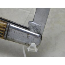 Shapleigh HDW. Co. DE Diamond Edge Genuine Bone 1 Blade Barlow Knife Shapleigh HDW. Co. DE Diamond Edge Genuine Bone 1 Blade Barlow Knife