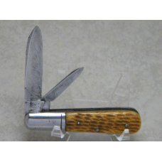 A.F. Bannister & Co. Newark N.J. Bone 2 Blade Barlow Knife c.1884-1915 A.F. Bannister & Co. Newark N.J. Bone 2 Blade Barlow Knife c.1884-1915