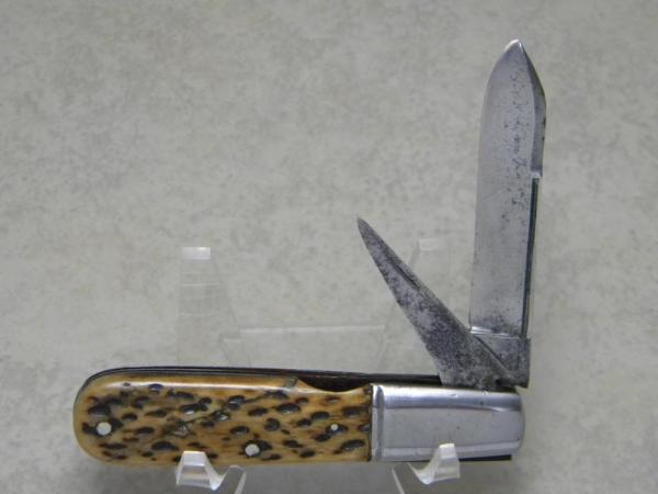 S & A New York (Sperry & Alexander) Bone 2 Blade Punch Barlow Knife c.1893-1913 S & A New York (Sperry & Alexander) Bone 2 Blade Punch Barlow Knife c.1893-1913