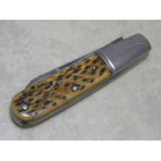 S & A New York (Sperry & Alexander) Bone 2 Blade Punch Barlow Knife c.1893-1913 S & A New York (Sperry & Alexander) Bone 2 Blade Punch Barlow Knife c.1893-1913