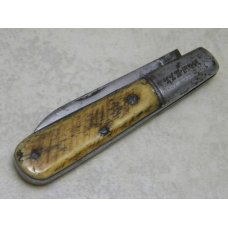Joseph Allen & Sons Sheffield NON-XXL Bone 1 Blade Barlow Knife *Rare* c.1800's Joseph Allen & Sons Sheffield NON-XXL Bone 1 Blade Barlow Knife *Rare* c.1800's
