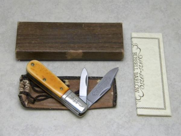 Russell USA Commemorative Issue 1875-1975 Delrin Barlow Knife in Box Russell USA Commemorative Issue 1875-1975 Delrin Barlow Knife in Box