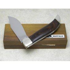 Case XX USA 10 Dot (1980) Wood P172 Buffalo Clasp Knife in Box Case XX USA 10 Dot (1980) Wood P172 Buffalo Clasp Knife in Box