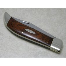 Case XX USA 10 Dot (1980) Wood P172 Buffalo Clasp Knife in Box Case XX USA 10 Dot (1980) Wood P172 Buffalo Clasp Knife in Box