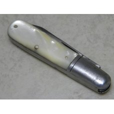 Walden Knife Co. NY Genuine Mother of Pearl 2 Blade Barlow Knife *Very Rare* c.1874-1923 Walden Knife Co. NY Genuine Mother of Pearl 2 Blade Barlow Knife *Very Rare* c.1874-1923
