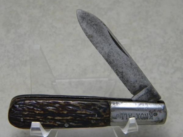 Merrimac Cutlery Co. Germany KNOX-ALL Bone 1 Blade Barlow Knife *Very Rare* Merrimac Cutlery Co. Germany KNOX-ALL Bone 1 Blade Barlow Knife *Very Rare*