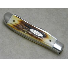 Case XX SS USA 10 Dot (1980) 75th Anniversary Stag 5207 SP SSP Mini Trapper Knife Case XX SS USA 10 Dot (1980) 75th Anniversary Stag 5207 SP SSP Mini Trapper Knife