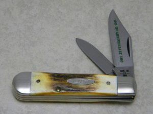 Case XX SS USA 10 Dot (1980) 75th Anniversary Stag 5235 1/2 SSP Jack Knife