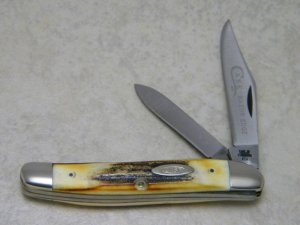 Case XX Stainless USA 4 Dot (1976) Stag 52087 SSP Razor Edge Jack Knife