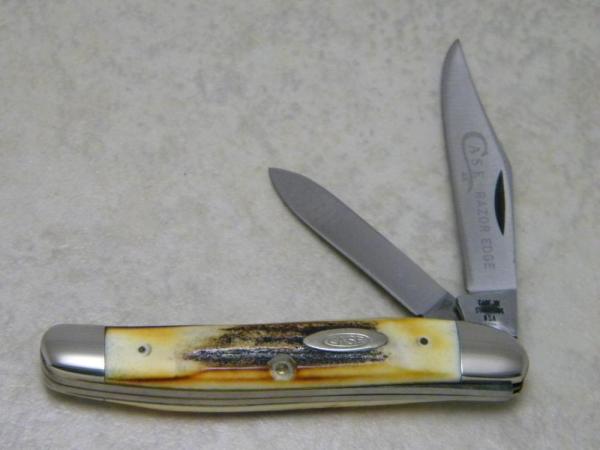 Case XX Stainless USA 4 Dot (1976) Stag 52087 SSP Razor Edge Jack Knife Case XX Stainless USA 4 Dot (1976) Stag 52087 SSP Razor Edge Jack Knife