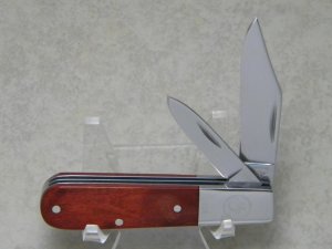 Canal Street Cutlery Co. USA Smooth Red Bone Barlow Knife