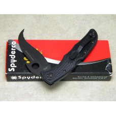 Spyderco VG-10 Seki City Japan C12SBBK2W Matriarch 2 Emerson Opener Serrated Knife in Box Spyderco VG-10 Seki City Japan C12SBBK2W Matriarch 2 Emerson Opener Serrated Knife in Box