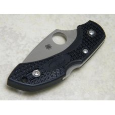 Spyderco VG-10 Seki City Japan C28PBK2 Dragonfly 2 Plain Edge Lockback Knife in Box Spyderco VG-10 Seki City Japan C28PBK2 Dragonfly 2 Plain Edge Lockback Knife in Box
