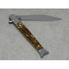 Hammer Brand USA Celluloid Wrapped Shell Handle Bowtie Knife c.1945-1955 Hammer Brand USA Celluloid Wrapped Shell Handle Bowtie Knife c.1945-1955