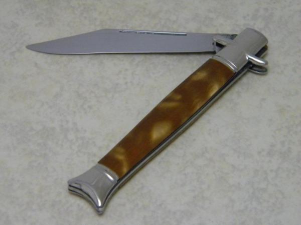 Hammer Brand USA Celluloid Wrapped Shell Handle Bowtie Knife c.1945-1955 Hammer Brand USA Celluloid Wrapped Shell Handle Bowtie Knife c.1945-1955