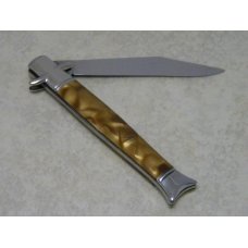 Hammer Brand USA Celluloid Wrapped Shell Handle Bowtie Knife c.1945-1955 Hammer Brand USA Celluloid Wrapped Shell Handle Bowtie Knife c.1945-1955