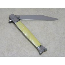 Hammer Brand USA Cracked Ice Celluloid Wrapped Shell Handle Bowtie Knife c.1938-1941 Hammer Brand USA Cracked Ice Celluloid Wrapped Shell Handle Bowtie Knife c.1938-1941