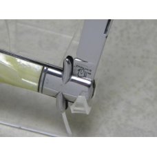 Hammer Brand USA Cracked Ice Celluloid Wrapped Shell Handle Bowtie Knife c.1938-1941 Hammer Brand USA Cracked Ice Celluloid Wrapped Shell Handle Bowtie Knife c.1938-1941
