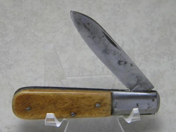Beeanden Cutlery Co. Germany Bone 1 Blade Barlow Knife *Very Rare Stamp*